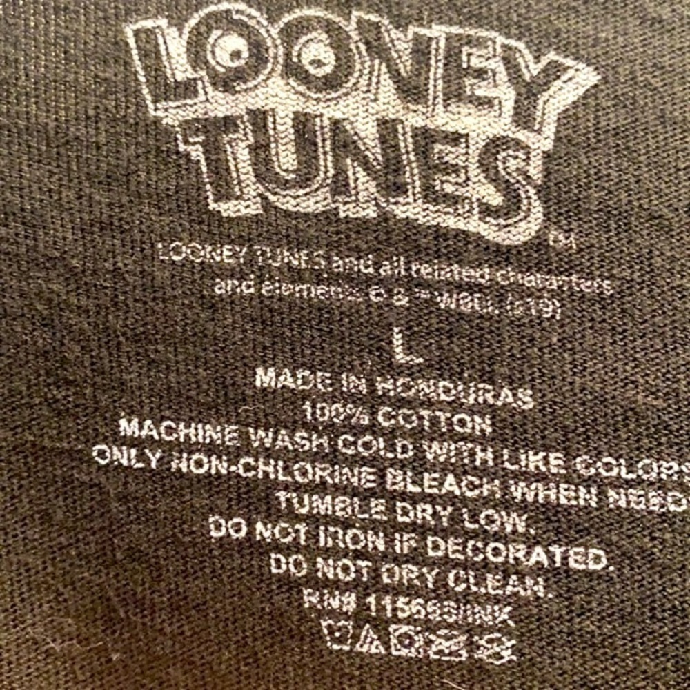 Men’s Vintage Marvin the Martian Large Head Graphic Looney Tunes Shirt Sz Lg - Picture 3 of 4
